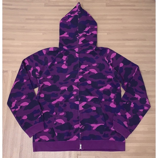 人気 A BATHING APE エイプ シャーク パーカー XL