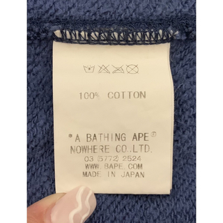 A BATHING APE - ☆激レア☆ APE ブルー カモ パーカー XL kaws ...