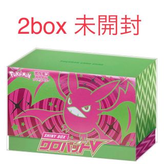 ポケモンカード シャイニーボックス クロバットV 2BOX  シャイニースター(Box/デッキ/パック)