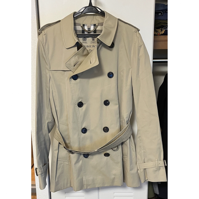 完売】 BURBERRY - バーバリーロンドン ケンジントン ショートトレンチ