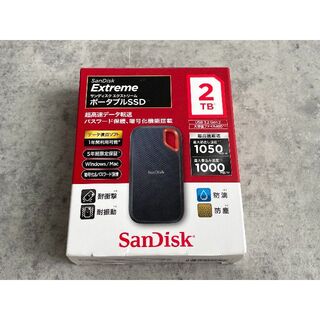 サンディスク(SanDisk)の SanDisk Extreme ポータブルSSD 2TB SDSSDE61-2(PC周辺機器)