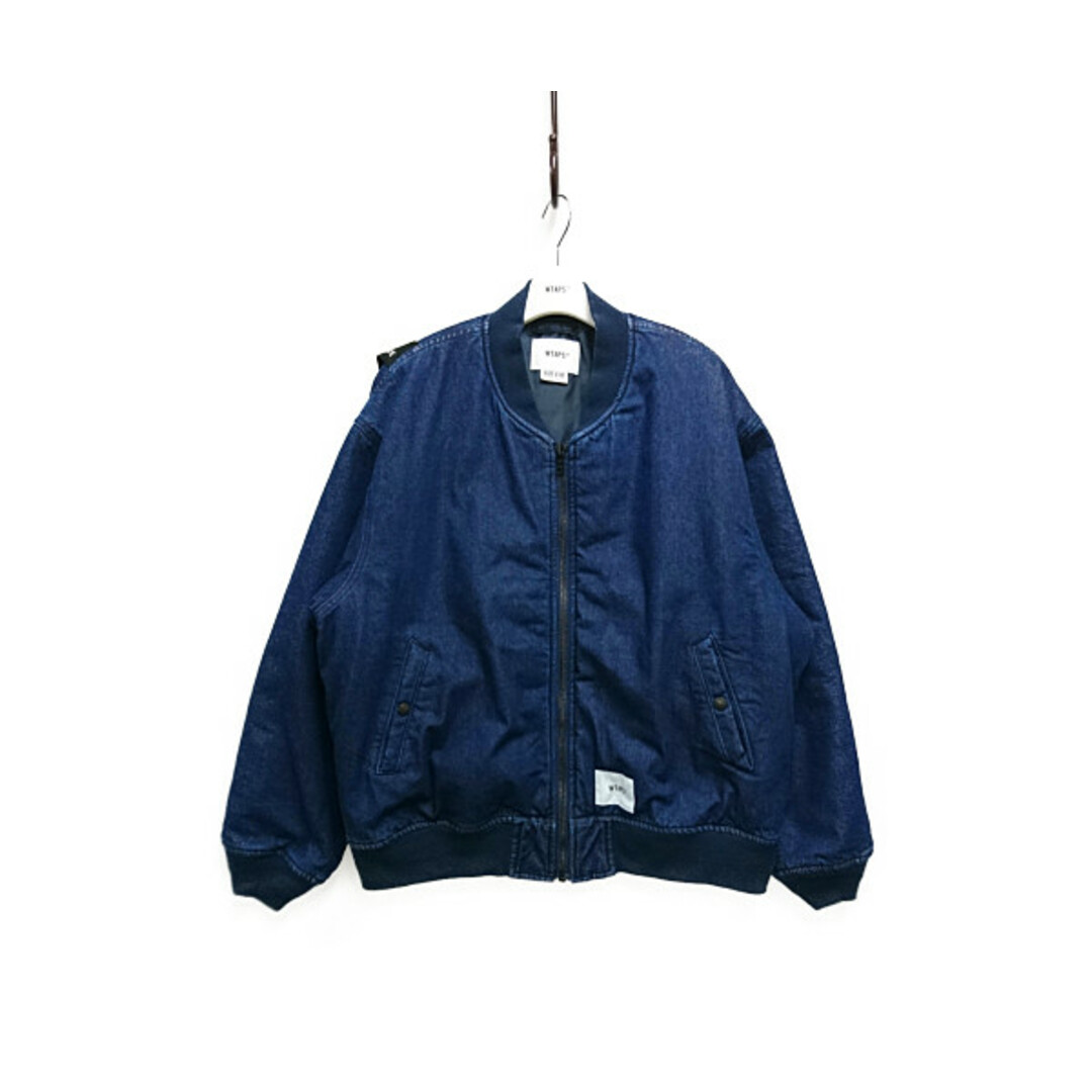 WTAPS ダブルタップス 22AW JFW-04 / Jacket / Cotton. Denim デニムジャケット インディゴ サイズ3 正規品 / 29557約68cm身幅