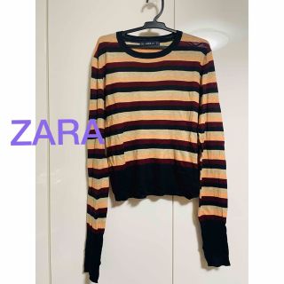 ザラ(ZARA)の美品　ZARA  ボーダー　ニット　セーター(ニット/セーター)