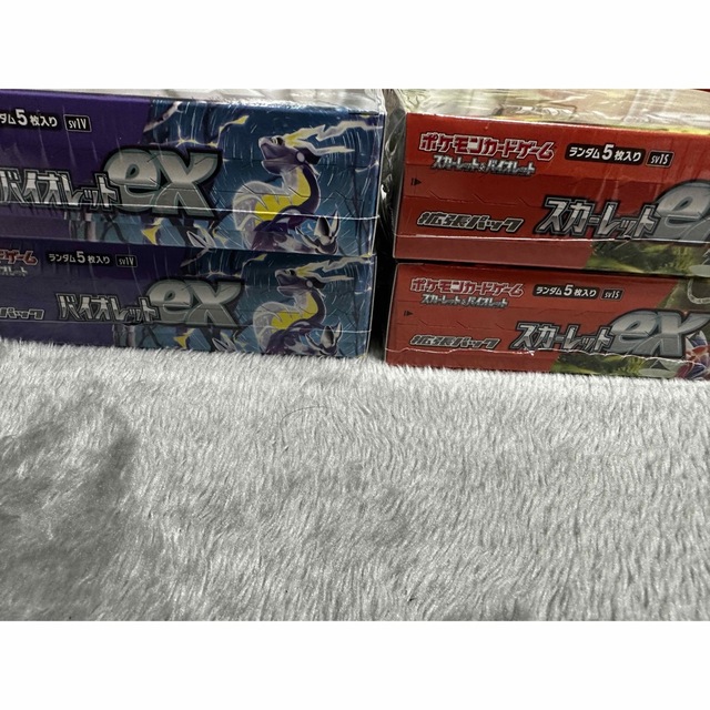 4BOX ポケモンカード スカーレット＆バイオレットexシュリンク付