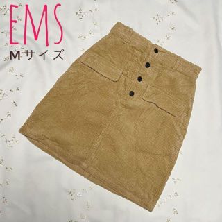 イームス(EMS)の【美品】ems イームス コーデュロイスカート(ミニスカート)