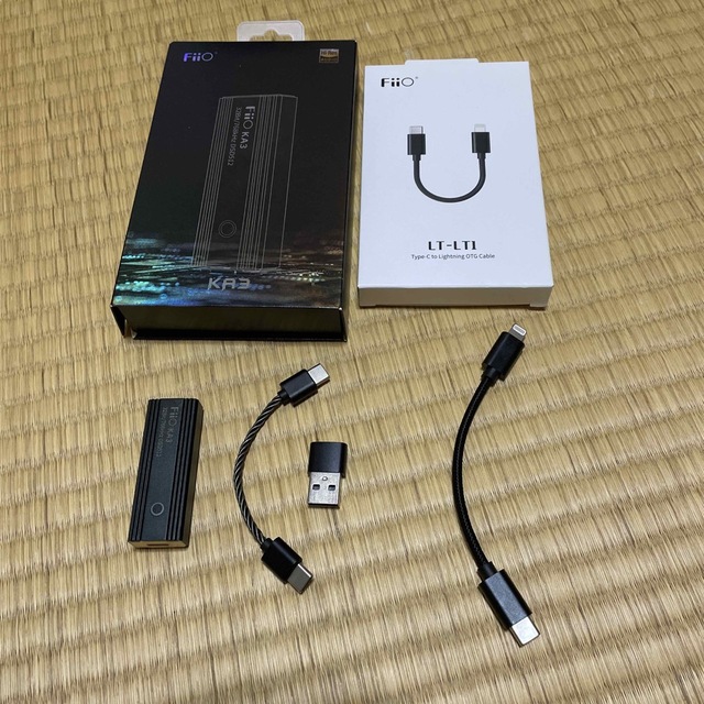 FIIO USB DAC/アンプ KA3+LT-LT1