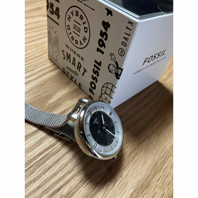 FOSSIL(フォッシル)のFOSSIL MONROE ステンレススチール ハイブリッドスマートウォッチHR レディースのファッション小物(腕時計)の商品写真