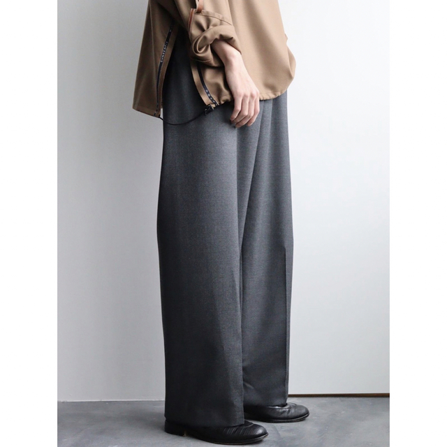 お待たせ! THICKENED N.M - SUNSEA w/耳 2 チャコール PANTS STRAIGHT