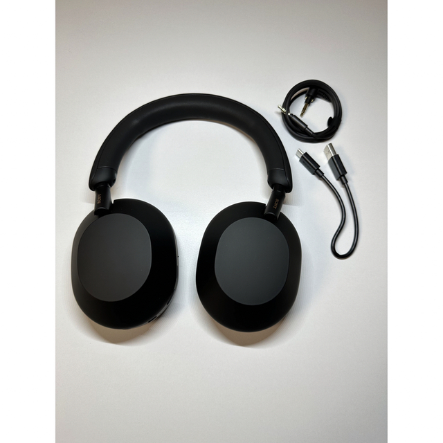 SONY wh-1000xm5 ブラック 美品 - ヘッドフォン/イヤフォン