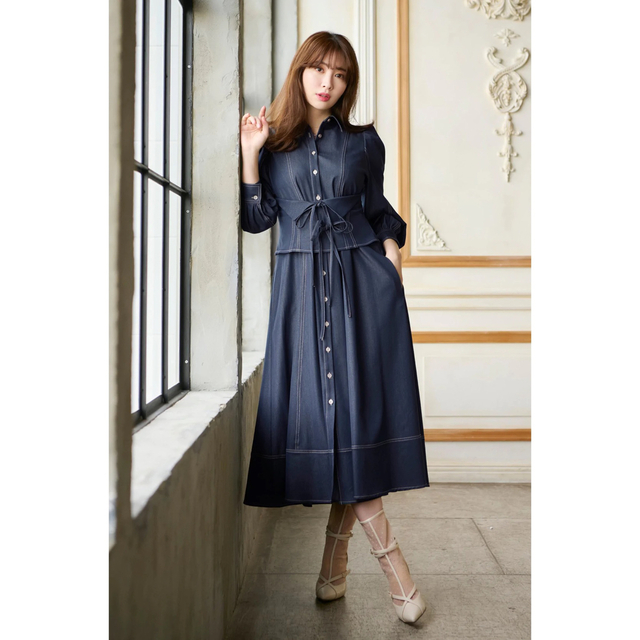 1年保証』 新品未使用☆Loulou 新品未使用 Corset ドレス Long Dress