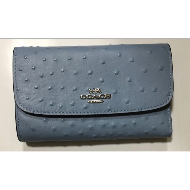 COACH 財布　ブルーファッション小物