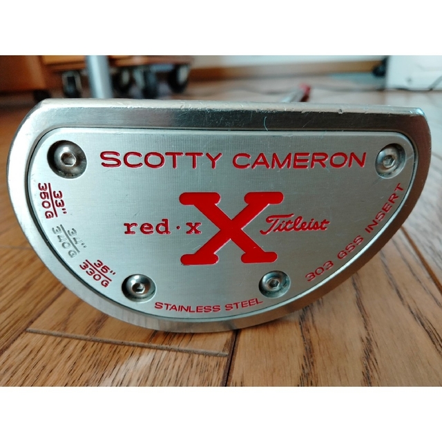 スコティキャメロン RED X X2 センターシャフト 34インチ レッドX