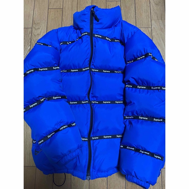 SUPREME 16aw Logo Tape Puffy Jacket ダウン - ジャケット/アウター