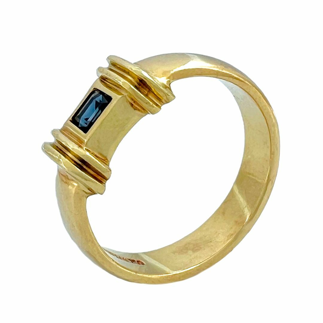 TIFFANY&Co. ティファニー リング サファイア K18 YG 5号
