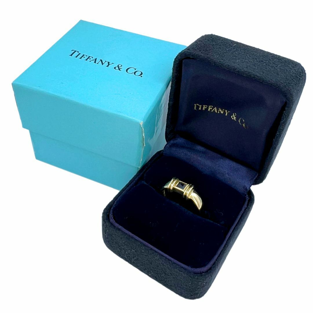 Tiffany & Co. - TIFFANY＆Co. ティファニー リング サファイア K18 YG