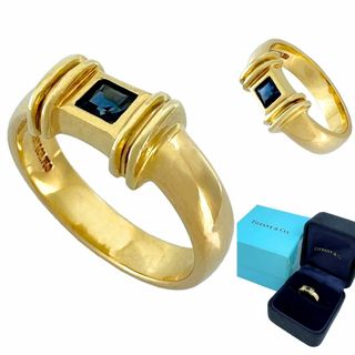 TIFFANY&Co. ティファニー リング サファイア K18 YG 5号