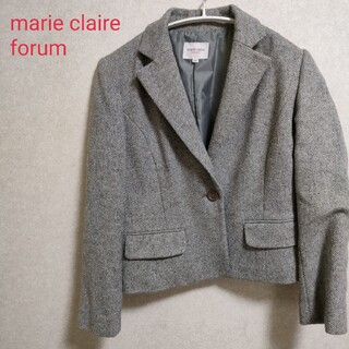 マリクレール(Marie Claire)のmarie claire forum  ツイードジャケット　ブレザー(テーラードジャケット)