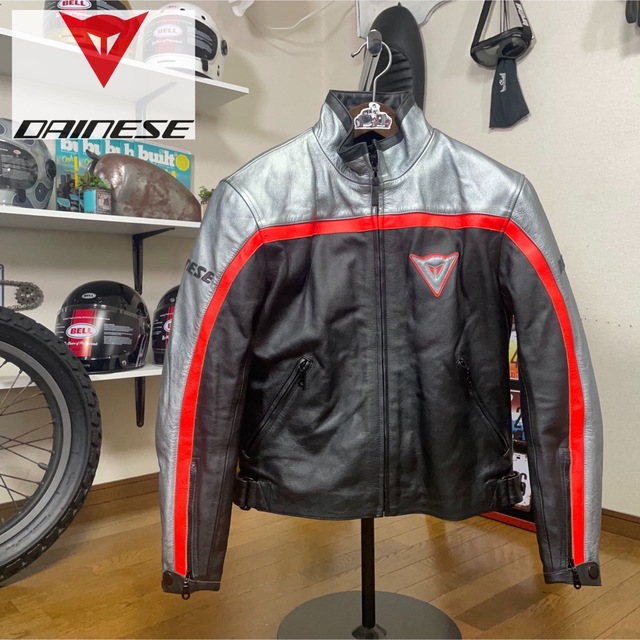 超美品☆DAINESE ダイネーゼ レザージャケット ブラック/48（S相当）