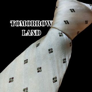 トゥモローランド(TOMORROWLAND)の★TOMORROW LAND★　ライトイエロー系　ドット柄(ネクタイ)