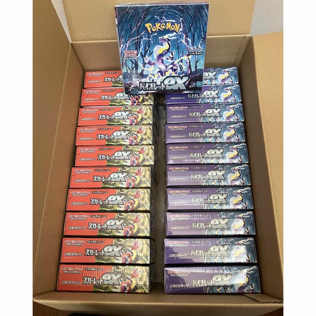 正規店仕入れの ポケモン - ポケモンカード スカーレットex 10BOX
