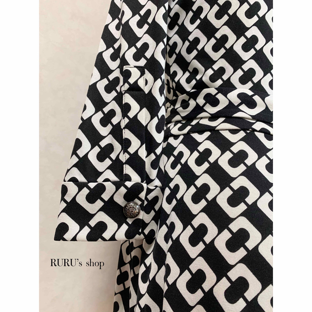 新品 ダイアンフォンファステンバーグ チェーンプリント ロンパース