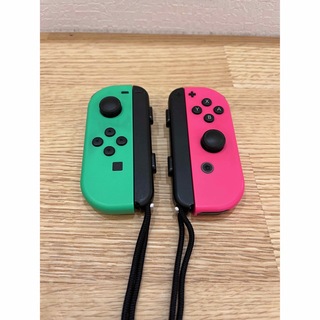 ニンテンドースイッチ(Nintendo Switch)のNintendo Switch ジョイコン　ネオングリーン/ネオンピンク(その他)