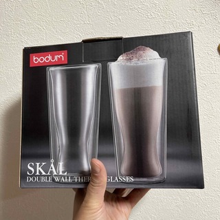 ボダム(bodum)の新品未使用　ボダム　ボダムグラス　bodum コップ　SKAL タンブラー(ガラス)