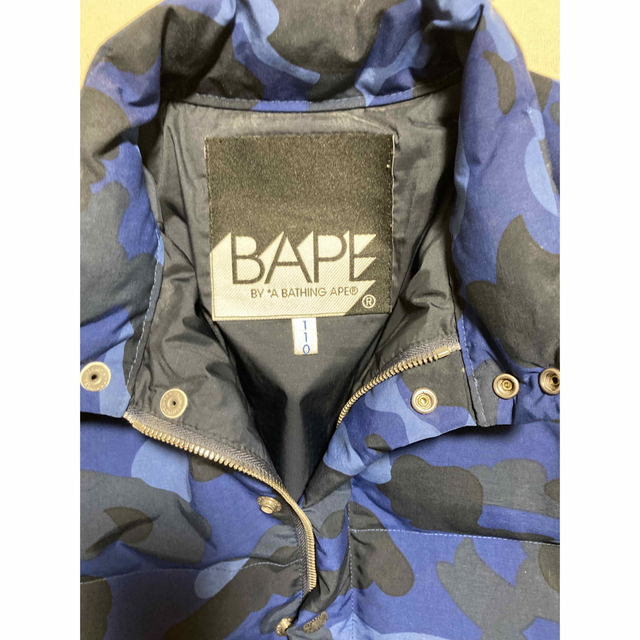 BAPE KIDS(ベイプキッズ)のBAPE kids ダウンコート キッズ/ベビー/マタニティのキッズ服男の子用(90cm~)(ジャケット/上着)の商品写真