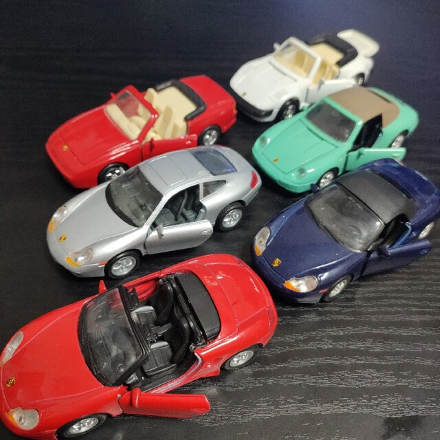 [258]WELLY ミニカー　Porsche（ポルシェ) 全6種類セット