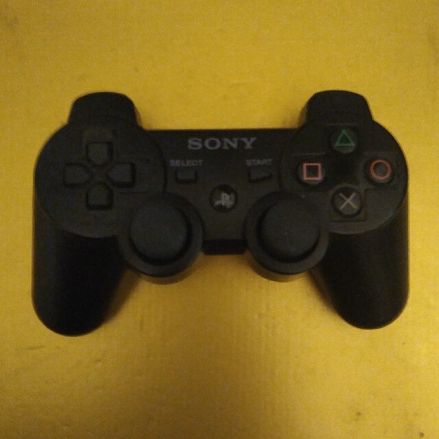 PlayStation3(プレイステーション3)のPS3コントローラ デュアルショック3 CECHZC2J 黒 中古本体のみ エンタメ/ホビーのゲームソフト/ゲーム機本体(その他)の商品写真
