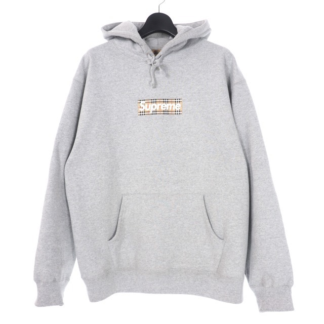 ファッションの ボックス SUPREME×BURBERRY - Supreme ロゴパーカー L
