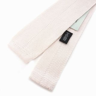 オフホワイト OFF WHITE CUT TIE ネクタイ シルク 黒 赤