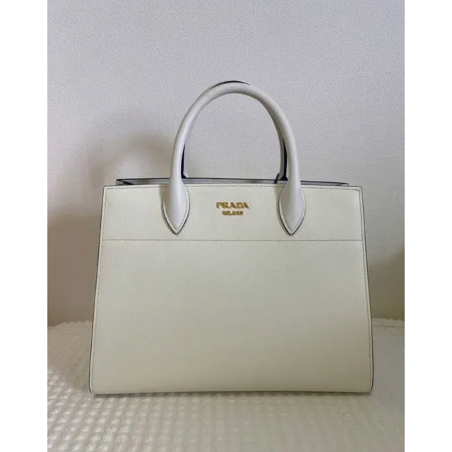 ★PRADA プラダ サフィアーノ 白 ビアンコ バッグ 新品 本物★PRADA