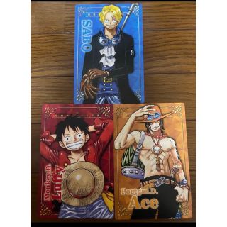 ワンピース(ONE PIECE)のワンピース ONE PIECE  ポストカード ルフィ エース サボ(キャラクターグッズ)