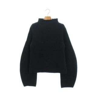 ジルサンダー(Jil Sander)のJIL SANDER ジルサンダー ニット・セーター 32(M位) 黒 【古着】【中古】(ニット/セーター)