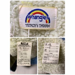 YSTRDY's TMRRW - YSTRDY's TMRRW WRANGLER RODEO BOA JACKETの通販 by