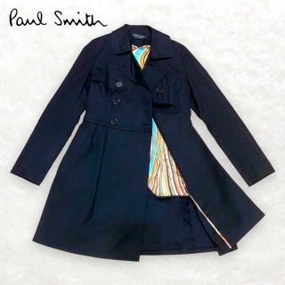 ポールスミス(Paul Smith)の美品 ポールスミス マルチ スワール ロングコート ライナー付き(ロングコート)