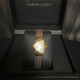 ハミルトン(Hamilton)のハミルトン ベンチュラ レザー 皮 レディース【ジャンク品】(腕時計)