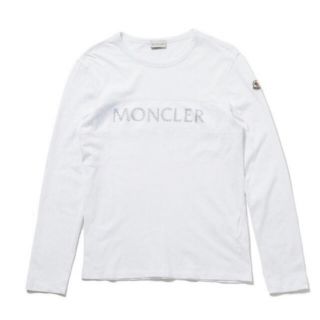 MONCLER - ☆希少☆ MONCLER 長袖Tシャツ ロンT XL ホワイト ワッペン