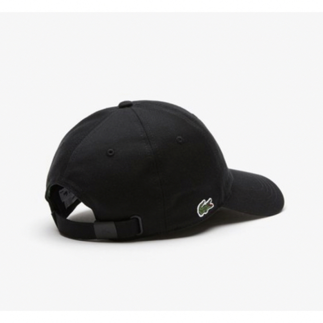 LACOSTE(ラコステ)のラコステ/オーガニックコットンサイドエンブレムキャップ（ブラック） メンズの帽子(キャップ)の商品写真