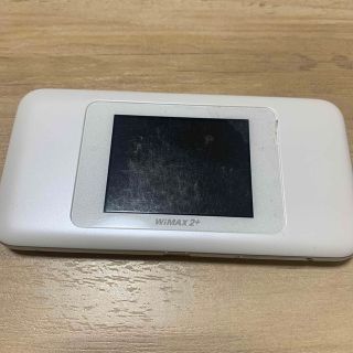 ファーウェイ(HUAWEI)の【値下】UQ WiMAX 2+ ポケットWiFi ホワイトW06 ワイマックス白(その他)