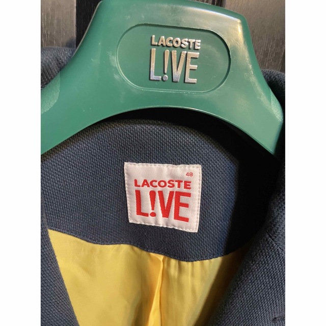 LACOSTE L!VE(ラコステライブ)のラコステLACOSTE48テーラードジャケットmネイビー紺色1212秋冬モデル メンズのジャケット/アウター(テーラードジャケット)の商品写真