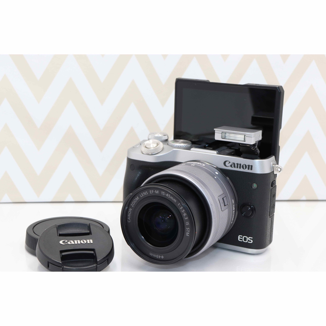 Canon - ⭐️Wi-Fi・自撮り・超高画質⭐️初心者オススメ⭐️キャノン EOS M6⭐️