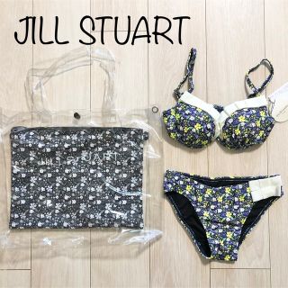 ジルスチュアート(JILLSTUART)の新品 ジルスチュアート バッグ付き 水着 小花柄 ビキニ YL L(水着)