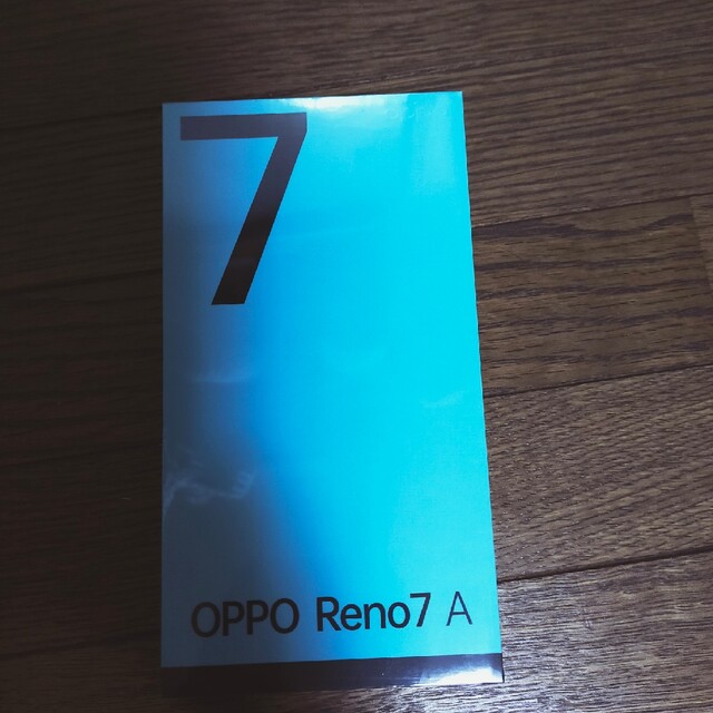 OPPO　RENO7a オッポ　ドリームブルー