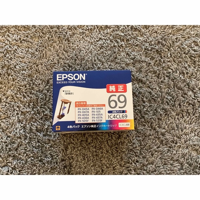 EPSON(エプソン)のEPSON インクカートリッジ IC4CL69 インテリア/住まい/日用品のオフィス用品(その他)の商品写真