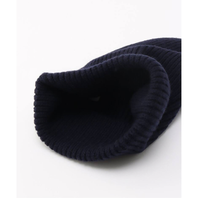 L'Appartement DEUXIEME CLASSE(アパルトモンドゥーズィエムクラス)のL'Appartement Volume Knit Cap ネイビー レディースの帽子(ニット帽/ビーニー)の商品写真