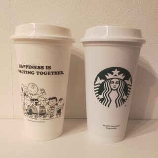 スターバックスコーヒー(Starbucks Coffee)のスターバックス　PEANUTS　スヌーピー　リユーザブルカップ(キャラクターグッズ)