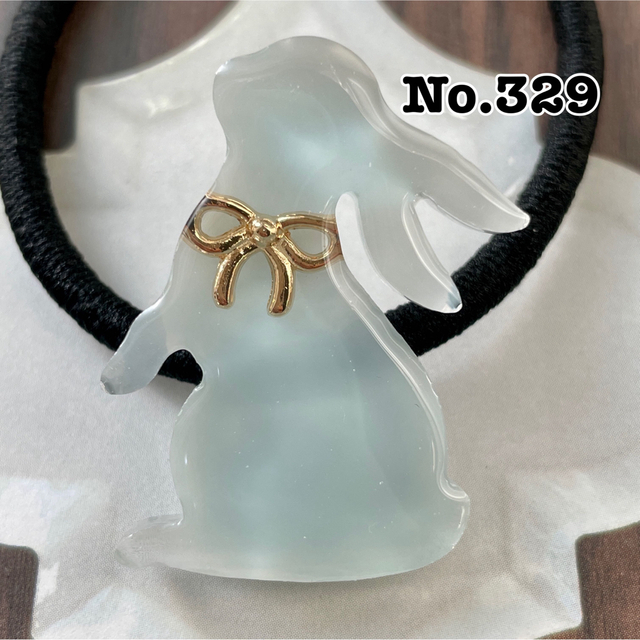 人気商品】 #2452 うさぎモチーフヘアゴム ivv-jva.com