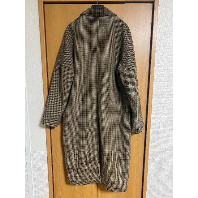 ZARA - ZARA ロングコート チェック柄